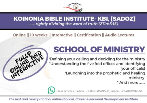School of ministry