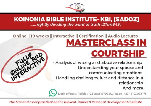 masterclass on courtship - KBI
