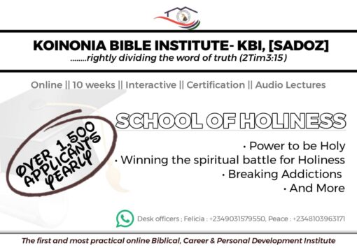 school of holiness