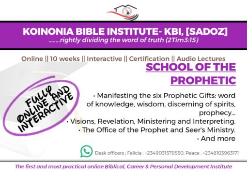 school of the prophetic